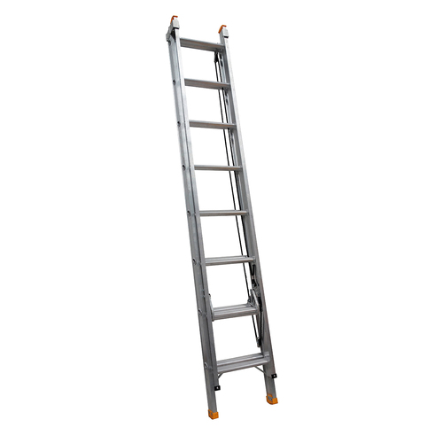 Extension Ladder 150kg Rated Industrial Aluminium 2.4m - 6.5m (8ft - 21ft)