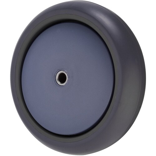 85kg Rated TPE Thermo Plastic Elastomer Wheel - 125 x 32mm - Ball Bearing