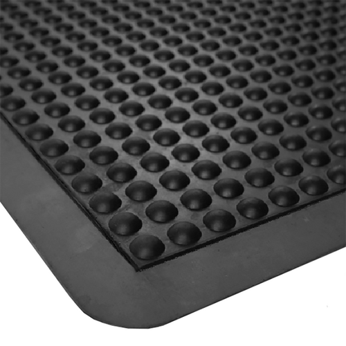 Ergo Stance Anti Fatigue Safety Floor Mat - Heavy Duty - 900 x 1200 mm - Black Border