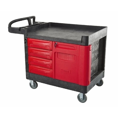 340kg Rated Heavy Duty Mobile Work Truck Workstation Tool Storage -Four ...