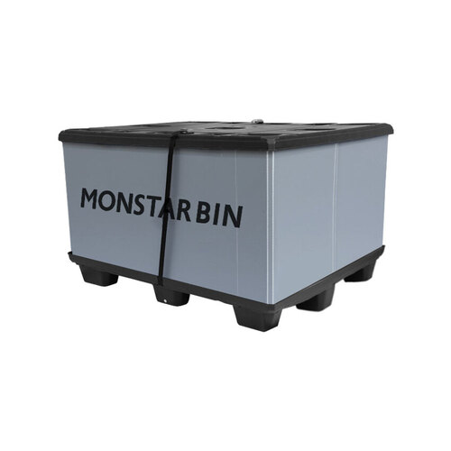 MONSTAR Pallet Sleeve Bin 440mm High with Safety Strap